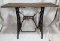 Singer Sewing Base with Wooden Top