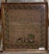 Early Needlework Sampler Dated 1851
