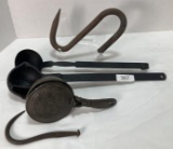 Two Cast Iron Ladles