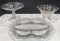 Three Cambridge Rose Point Serving Pieces