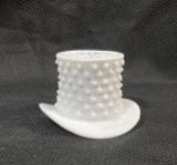 Fenton Hobnail Milk Glass Top Hat
