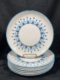 Seven Stetson Dinner Plates