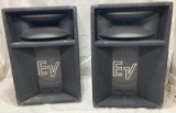 Pair of EV 2-Way Horn Loaded Stage System Speakers