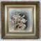 Still Life Oil On Canvas White Orchids
