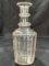 Etched Decanter