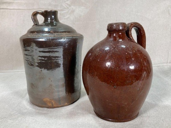 Two Southern Stoneware Jugs