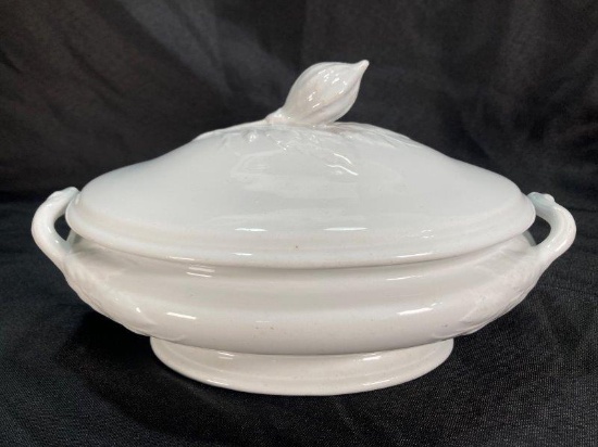 Ironstone Covered Serving Dish