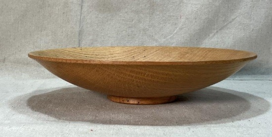 Red Oak Wood Bowl By Warren Shows