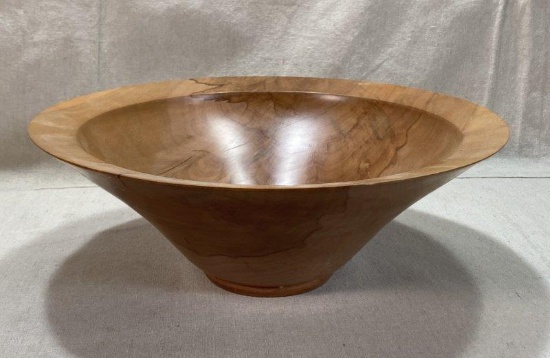Apple Wood Bowl By Warren Shows