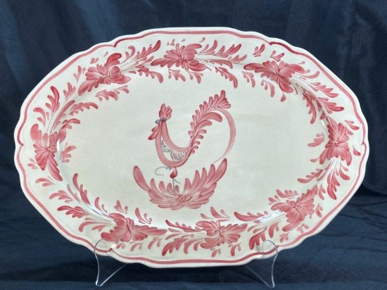 Large Decorative Chicken Platter