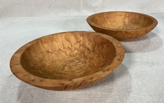 Two Birds Eye Maple Bowls