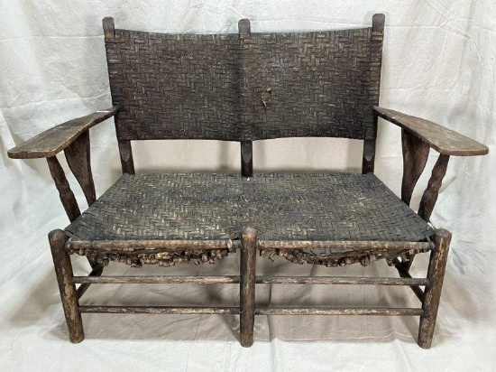 Adirondack Style Bench