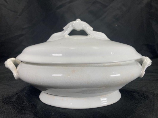 Ironstone Covered Serving Dish