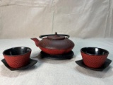 Japanese Cast Iron Tea Set