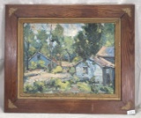 Landscape Impressionist Oil on Board