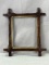 Carved Criss-Cross Frame