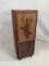 Folk Art Carved Cabinet with Elk Head Motif