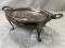 English Silverplate Roll-Top Chafing Dish