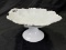 Ironstone Leaf-Form Compote by Knowles, Taylor & Knowles