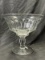 Early American Flint Glass Punch Bowl