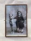 Early Framed Photograph of Girl and Dog