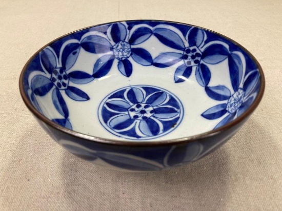 Japanese Blue and White Porcelain Bowl