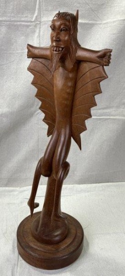 Carved Sasabonsam Figure