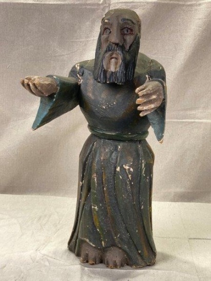 Hand-Carved Mexican Folk Art Santo