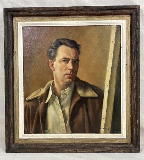 John S. Coppin (1904-1986), Portrait of a Dashing Man