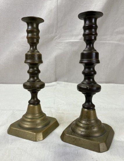 Pair of Brass Candlesticks