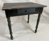 Painted Country Table with Dovetailed Drawer