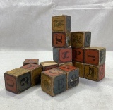 Group of Vintage Alphabet Blocks