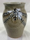 Decorated Edgefield Pottery Jar by Ed Redman