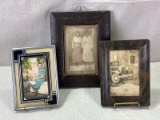 Three Vintage Framed Photographs of African American Women
