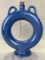 W.J. Gordy Ring Jug with Blue Glaze