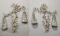 Pair of Painted Italian Wall Sconces