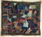 Handmade 1916 Crazy Quilt with Velvet Patches and Embroidered Motifs