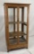 Columbus Oak Showcase Cabinet