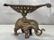 Elephant Cast Metal Planter