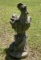 Concrete Garden Sculpture – Rooster on the Chopping Block