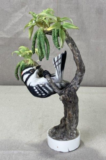 Royal Worcester by Dorothy Doughty, Little Downy Woodpecker