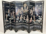 Six-Panel Double-Sided Coromandel Screen