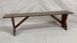 Southern Yellow Pine Bucket Bench