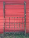 Wrought Iron Full-Size Canopy Bed Frame