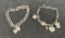 Two Sterling Silver Charm Bracelets