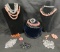 Natural Stone Bead Assortment Featuring Pink Rhodonite and More