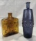 Two Mid-Century Modern Glass Bottles