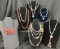 Jewelry Assortment Featuring Freshwater Pearl, Abalone, and Carnelian