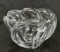 Floral French Art Glass Bowl