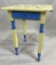 Painted One-Drawer Stand, 19th Century